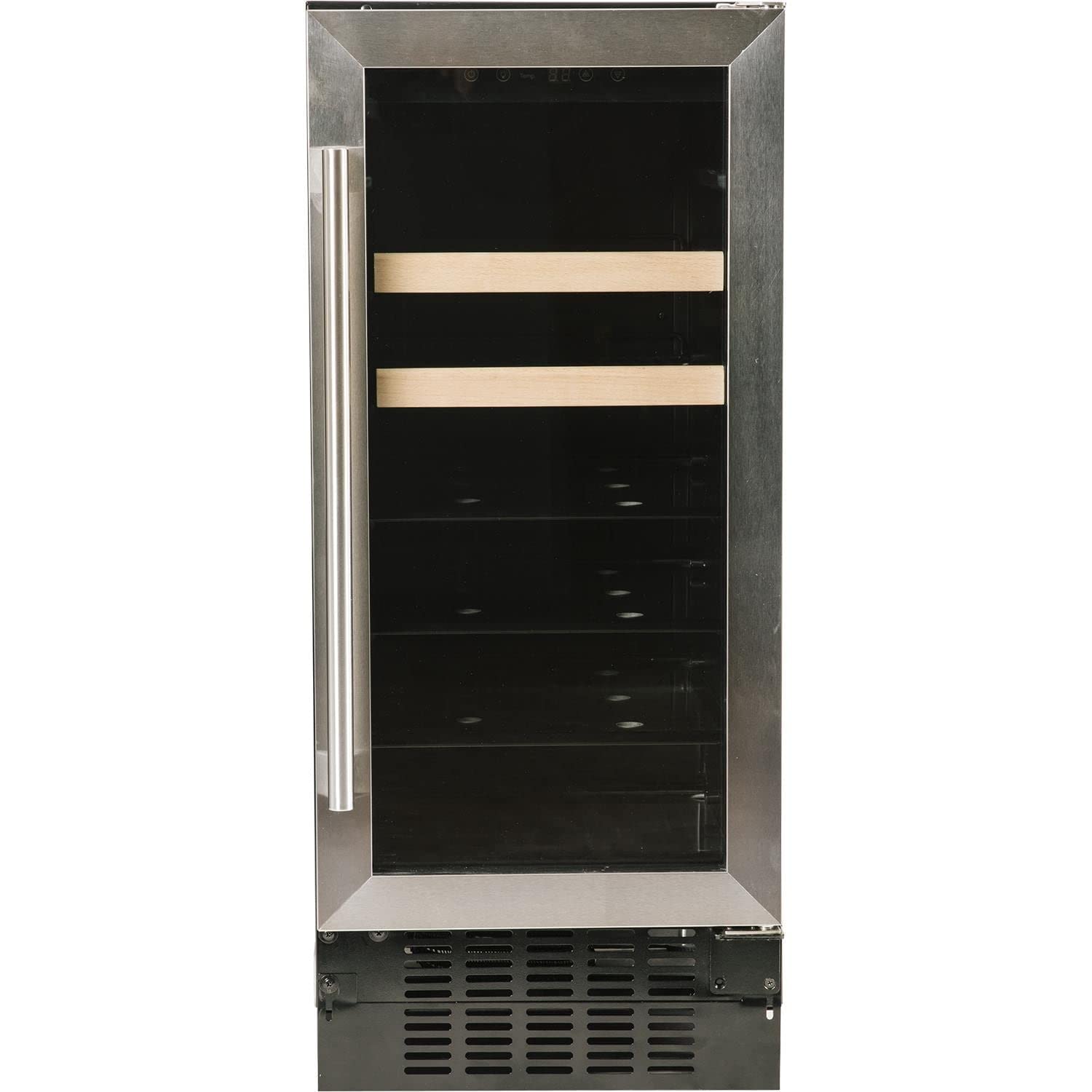 Azure-A115BEV-S-15" Beverage Center with Stainless Trim Glass Door