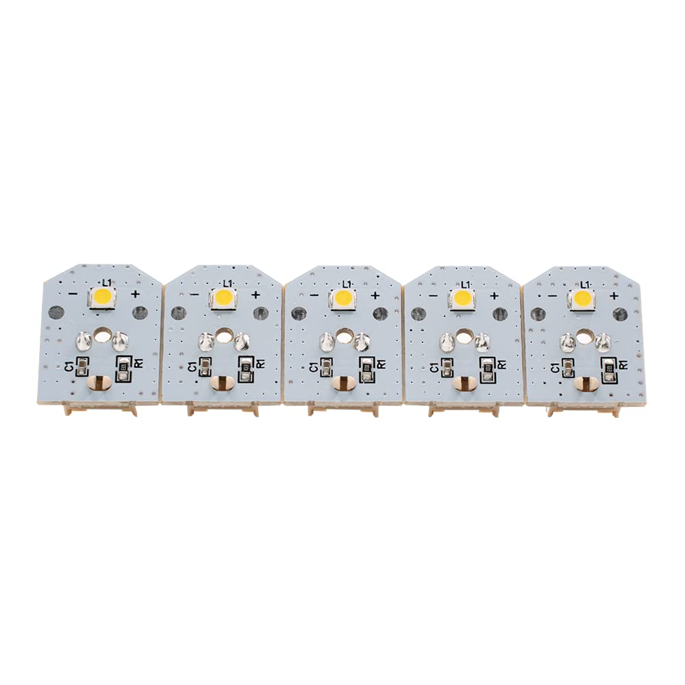 KOLEOLL WR55X11132 WR55X25754 WR55X26486 Refrigerator Led Light Compatible With GE Refrigerator (5pack)