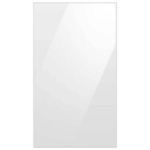 samsung raf18dbb12 bespoke 4-door flex refrigerator panel - bottom panel - white glass
