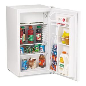 avanti rm3306w 3.3 cu.ft refrigerator with chiller compartment, white