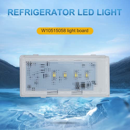 Jacqueline New Upgraded W10515058 Refrigerator Led Light Replacement W10465957 W10522611 Ap6022534 Wpw10515058 Led Light Compatible With Maytag Kenmore Kitchenaid Whirlpool Refrigerator