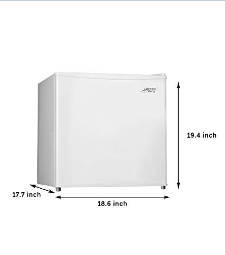 Birsppy King 1.1 cu ft Upright Freezer AUFM011AEW, White