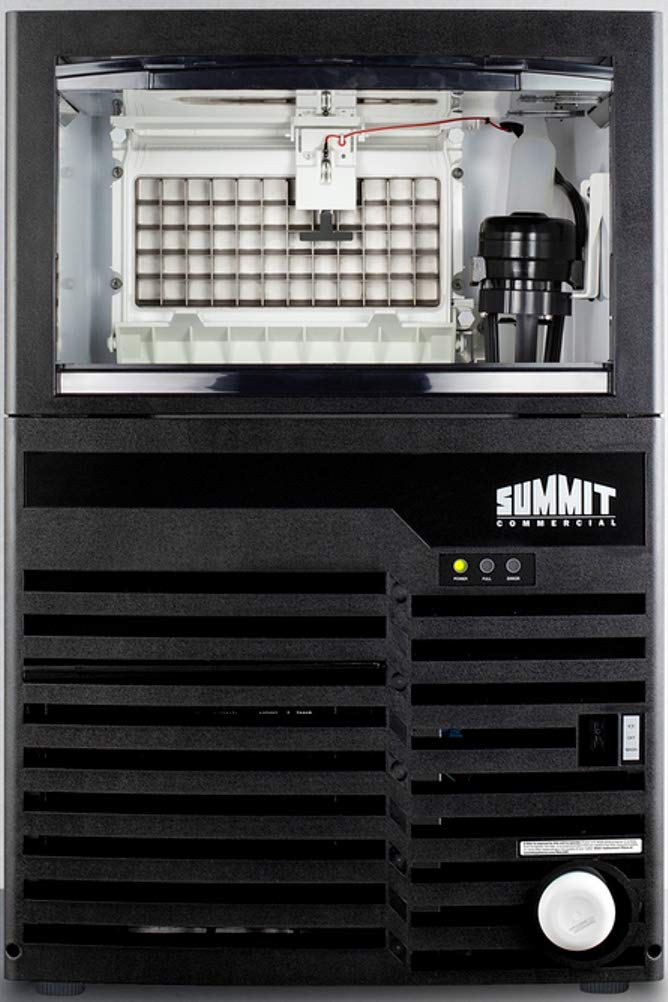 Summit Appliance BIM100ADA Commercially Listed ADA Height Clear Icemaker with 100 lb. Ice Production Capacity for Built-in or Freestanding Use with Auto Defrost, Ice Full Sensor, Air Filter