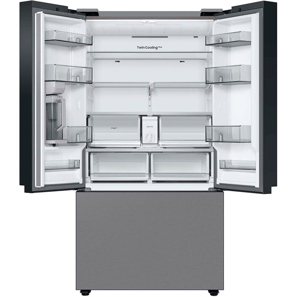 SAMSUNG RF30BB6200QL 30 Cu. Ft. Stainless Steel Bespoke 3-Door French Door Refrigerator