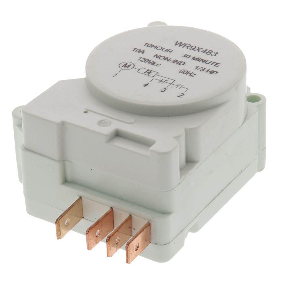 Defrost Timer Compatible With GE Refrigerator WR9X483, AP2061693, PS310852