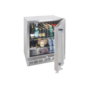 alfresco single door refrigerator (urs-1xe), 28-inch