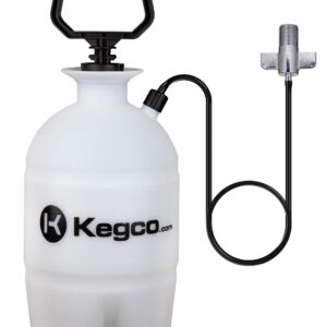 Kegco EBUCK2-5T Ultimate Door Mount Kegerator 2 Tap Conversion Kit with 5 lbs. Tank