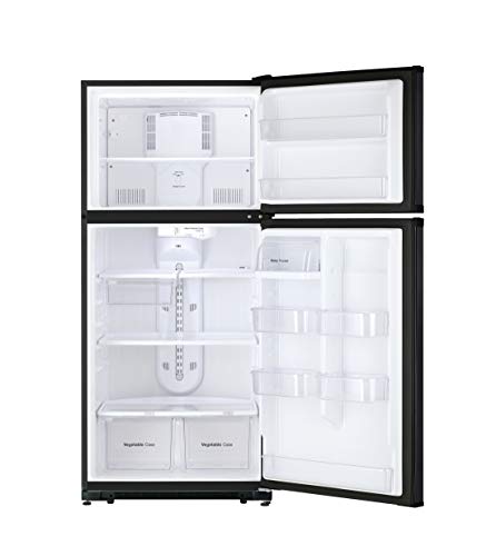 Daewoo RTE18GSBCD Top Mount Refrigerator, 18 Cu.Ft, Black, includes delivery and hookup