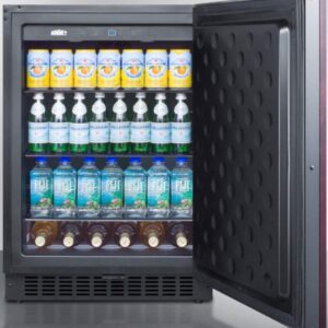 Summit SPR627OSIF Beverage Refrigerator, Brown