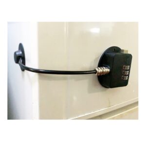 creap 3 code freezer lock security 3 password fridge refrigerator child proof winodw drawer door toilet (color : black 1 pc)