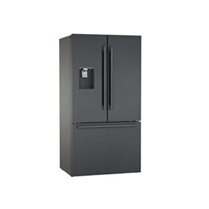 bosch 500 series 36" black stainless steel counter-depth 3-door refrigerator - b36cd50snb