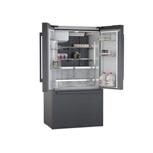 BOSCH 500 Series 36" Black Stainless Steel Counter-Depth 3-Door Refrigerator - B36CD50SNB