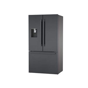 BOSCH 500 Series 36" Black Stainless Steel Counter-Depth 3-Door Refrigerator - B36CD50SNB