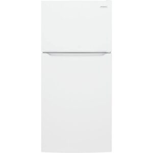 frigidaire ffht1835vw 30" top freezer refrigerator with 18.3 cu. ft. total capacity reversible doors led lighting in white