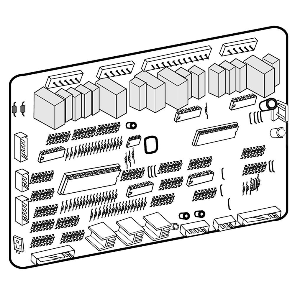 SAMSUNG DA94-02862B Refrigerator Electronic Control Board Genuine Original Equipment Manufacturer (OEM) Part