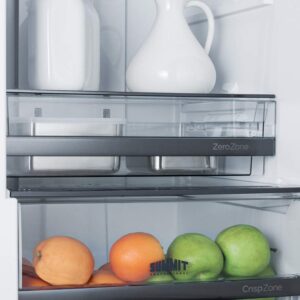 SUMMIT 12.8 Cu. Ft. Frost-Free Refrigerator-Freezer, Platinum