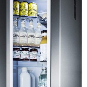 SUMMIT 12.8 Cu. Ft. Frost-Free Refrigerator-Freezer, Platinum