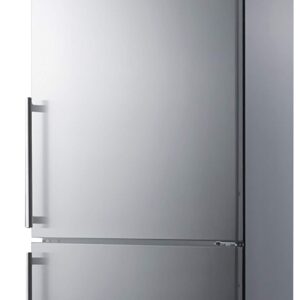 SUMMIT 12.8 Cu. Ft. Frost-Free Refrigerator-Freezer, Platinum