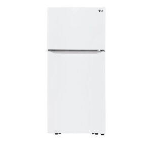 lg ltcs20020w 20.2 cu. ft. top-freezer refrigerator - white