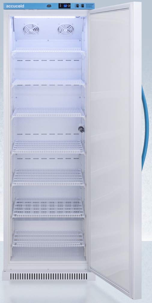 Summit Appliance ARS15PV Pharma-Vac Performance Series 15 Cu.Ft. Uprigth All-refrigerator for Vaccine Storage with Automatic Defrost, Factory-installed Lock, Digital Thermostat, White