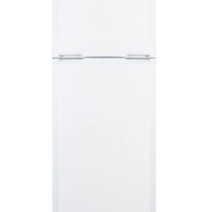 Summit FF1427W 26 Top Freezer Refrigerator with 12.9 cu. ft. Capacity Adjustable Glass Shelves Reversible Doors Interior Light in White