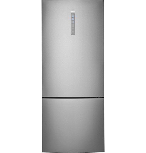 Haier HRB15N3BGS 15 cu. ft. Bottom Mount Refrigerator with Quick Cool and Quick Freeze in Stainless Steel