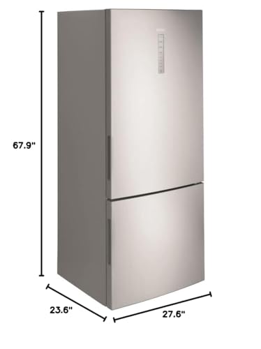 Haier HRB15N3BGS 15 cu. ft. Bottom Mount Refrigerator with Quick Cool and Quick Freeze in Stainless Steel