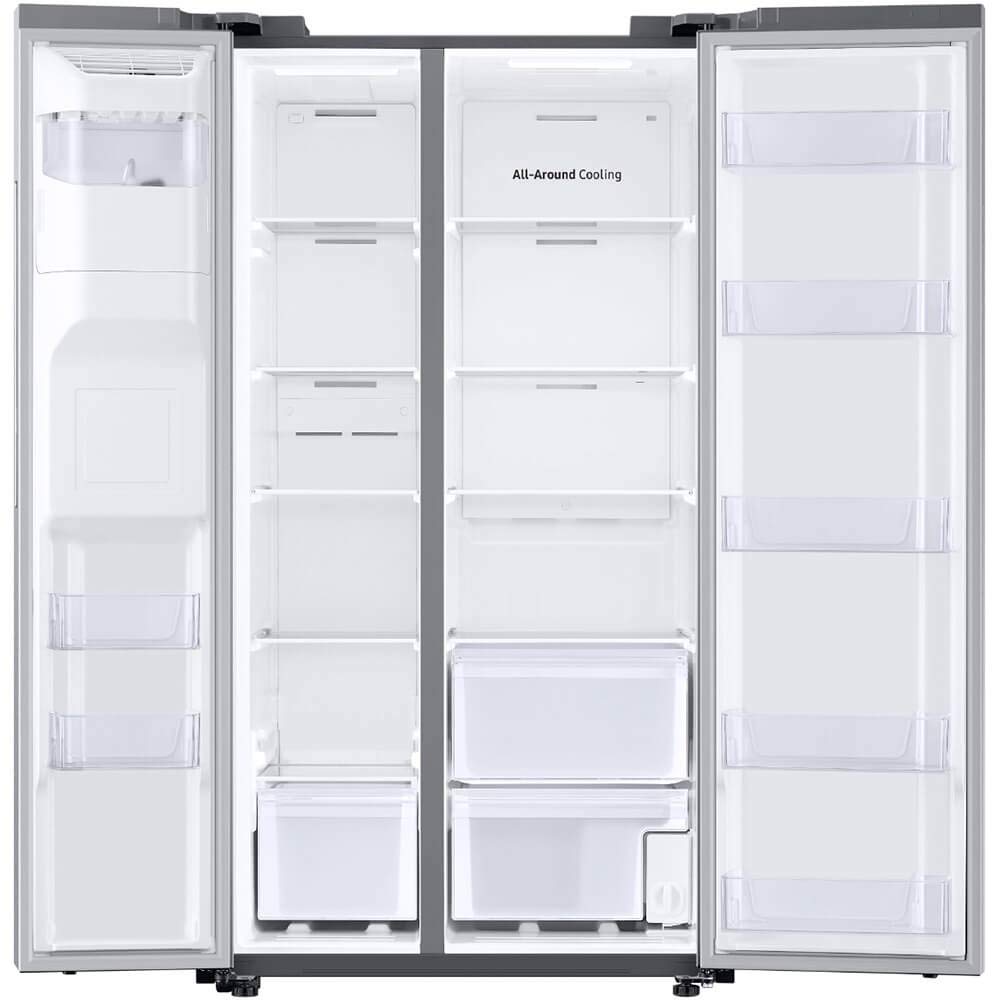 SAMSUNG RS27T5200SR 27.4 Cu.Ft. Stainless Side-by-Side Refrigerator