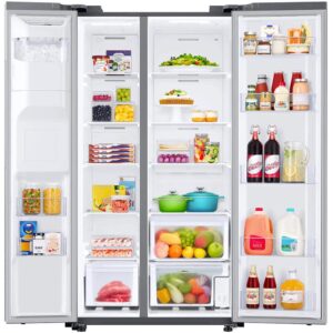SAMSUNG RS27T5200SR 27.4 Cu.Ft. Stainless Side-by-Side Refrigerator