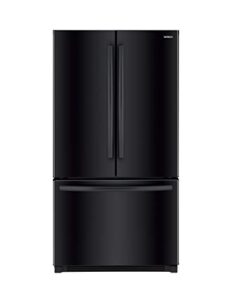 winia wrfs26abbd french door non-dispenser refrigerator, 26.1 cu.ft, black