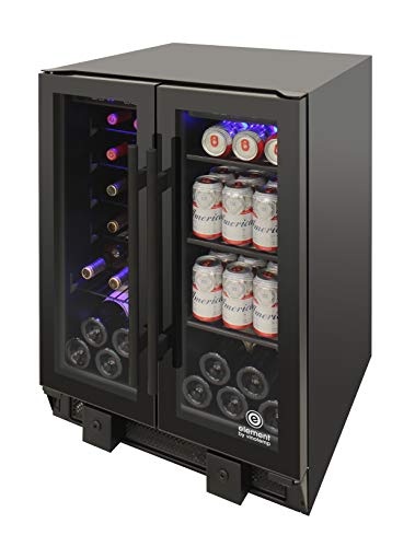 Vinotemp EL-BWC102-02 Touch Screen Beverage Wine Cooler, Black