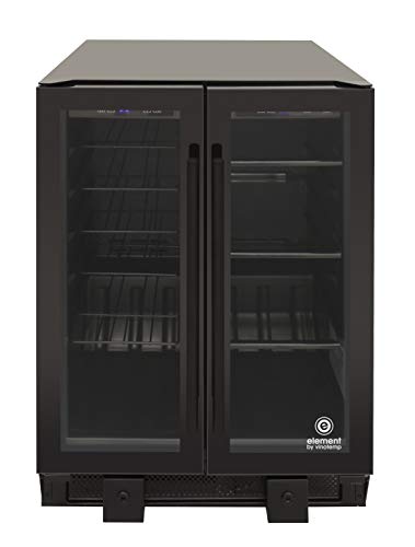 Vinotemp EL-BWC102-02 Touch Screen Beverage Wine Cooler, Black