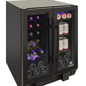 Vinotemp EL-BWC102-02 Touch Screen Beverage Wine Cooler, Black