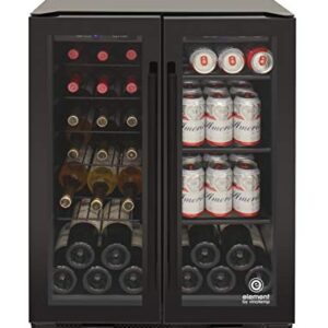 Vinotemp EL-BWC102-02 Touch Screen Beverage Wine Cooler, Black