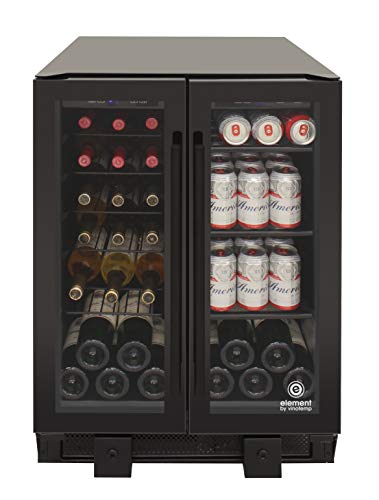 Vinotemp EL-BWC102-02 Touch Screen Beverage Wine Cooler, Black