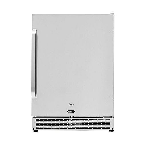 Whynter BOR-53024-SSW Built-in Outdoor 5.3 cu.ft. Beverage Refrigerator Cooler, Stainless Steel, One Size, 24" wide, Silver