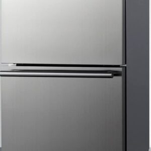Summit Appliance ADRD18 18" Wide ADA Compliant 2-Drawer All-Refrigerator in Stainless Steel with Panel-Ready Drawer Fronts, Digital Thermostat, Frost-free Defrost, Digital Display