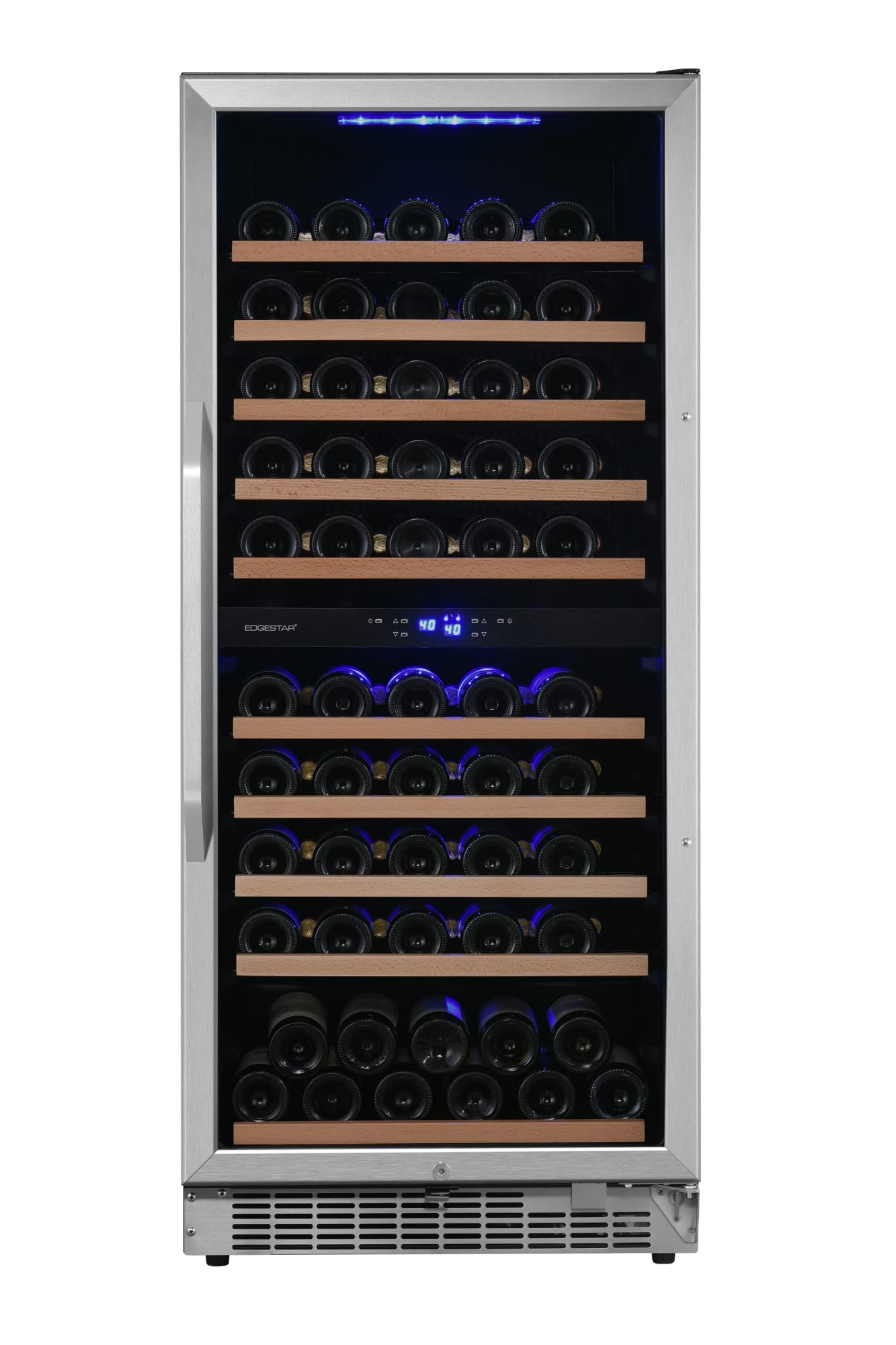 EdgeStar 101 Bottle 24" Built-In Dual Zone Wine Cooler