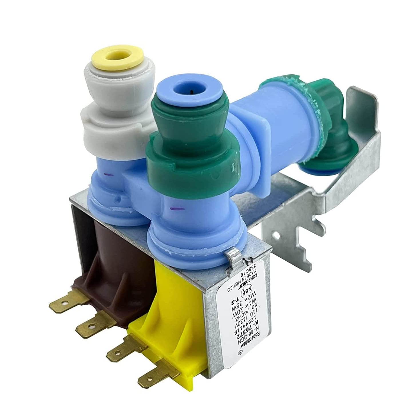 Eopzol 67006531 Refrigerator Dual Water Valve for Whirlpool Kenmore WP67006531 12544118 AP6010515 PS11743697