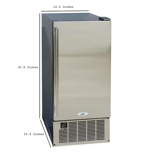 SPT IM-60YUSA: 50LBS Stainless Steel Under-Counter Ice Maker