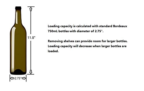 Kalamera 73 Bottle Compressor Wine Cooler Dual Zone with Touch Control