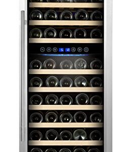 Kalamera 73 Bottle Compressor Wine Cooler Dual Zone with Touch Control