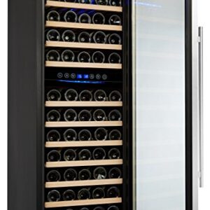 Kalamera 73 Bottle Compressor Wine Cooler Dual Zone with Touch Control