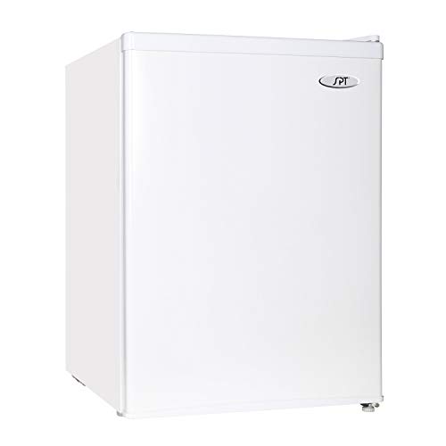 SPT RF-244W Compact Refrigerator, White, 2.4 Cubic Feet