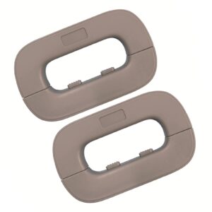 cnbeian child safety locks for refrigerator doors-2 pack-grey