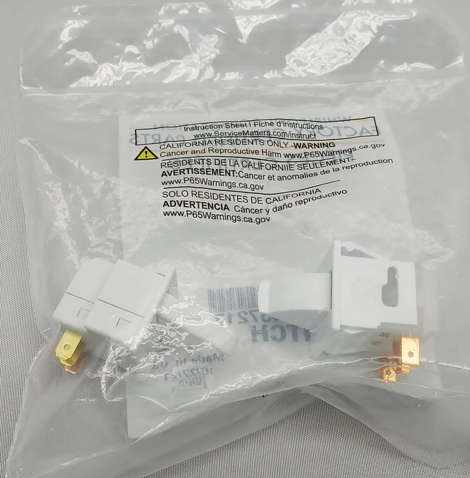 1115373 Refrigerator Door Switch - New - Two (2) Versions Included - Genuine OEM - R1-G9 - EA230910