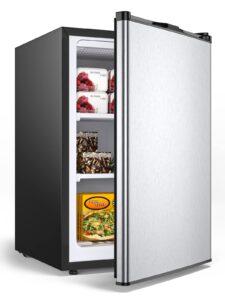 homgx compact upright freezer, mechanical control freezer w/7 grade adjustable thermostat, ep23796 upright freezers