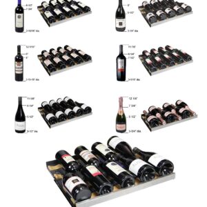 Allavino Wine Refrigerator, 172 Bottle, Stainless Steel