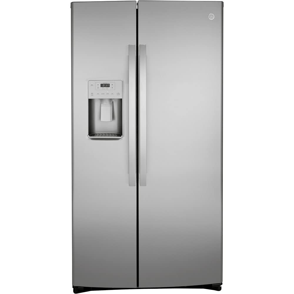 GE® 21.8 Cu. Ft. Counter-Depth Fingerprint Resistant Side-By-Side Refrigerator