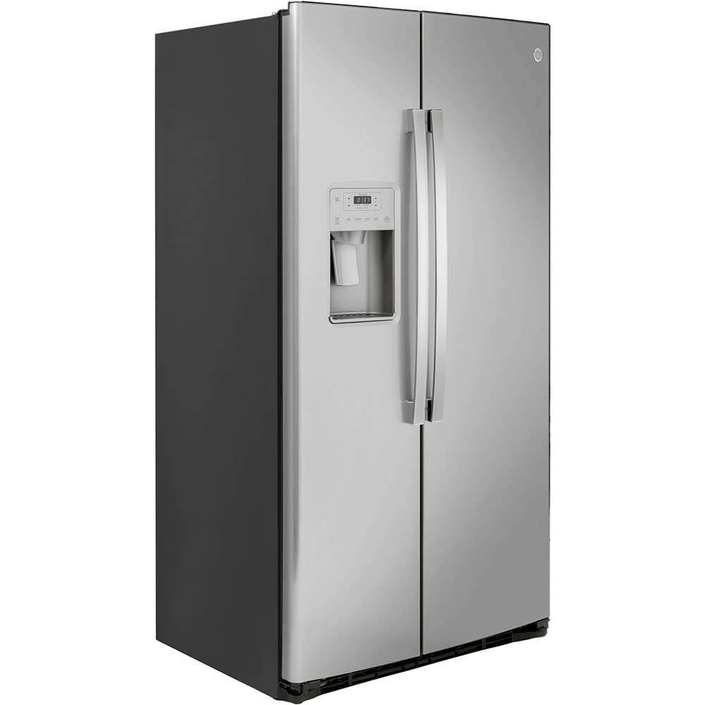 GE® 21.8 Cu. Ft. Counter-Depth Fingerprint Resistant Side-By-Side Refrigerator